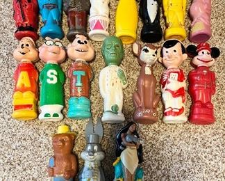 Vintage Soap and Bubble Back Containers