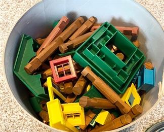 Wild West Ranch Lincoln Logs Set