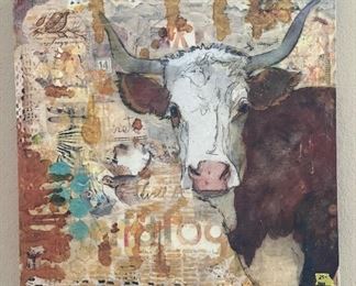 Betsy the Cow Canvas Art