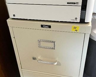 Epson Printer and Metal File Cabinet