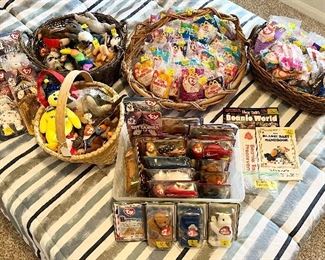 1998-2000 McDonalds Teeny Beany Babies.  Most are still in original packaging.