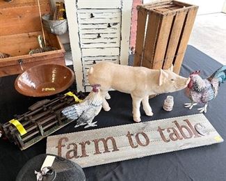 Assorted Farmhouse Decor