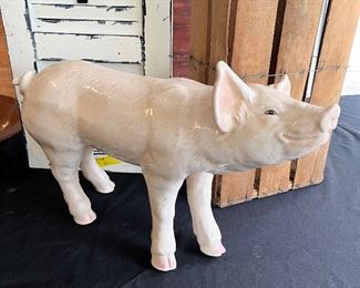 Large Ceramic Wilbur the Pig