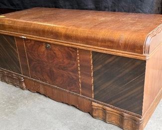 Vintage Cedar-Lined Trunk