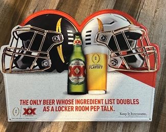 Dos Equis Tin Sign - $25