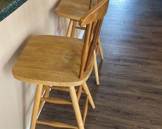 Two bar stools