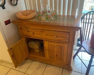 Solid wood microwave 