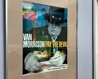 Van Morrison Framed Poster