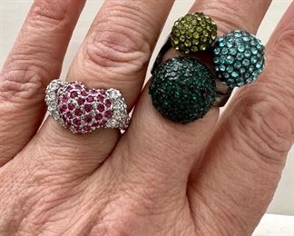 Rhinestone Rings
