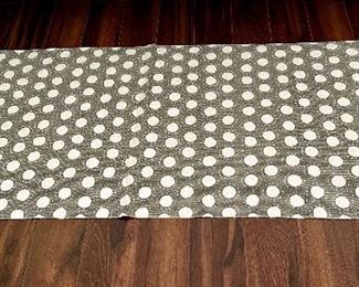 Garnet Hill Polka Dot Cotton Runner