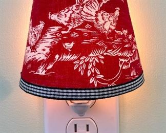 Chicken Toile Nightlight