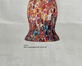 Tech Lighting Millefiore Murano Glass Pendant