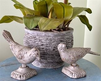 Decorative Cast Iron Birds