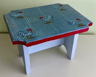 Rooster Step Stool