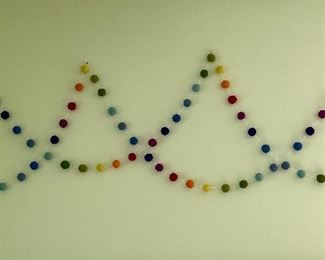Multicolor Felt Garland