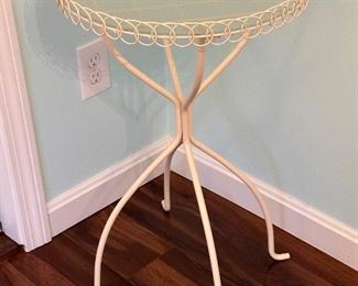 Small Ivory Side Table