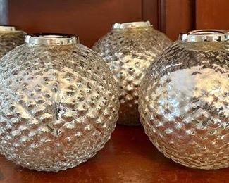 Mercury Glass Candlesticks