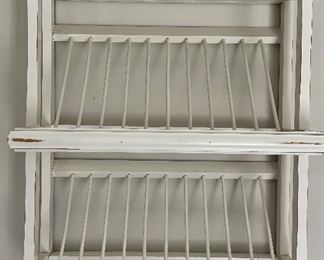 Shabby Chic Plate Rack