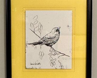 "Black Bird" Framed Print