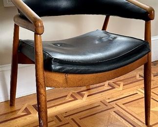 MCM Chair with Leather Seat