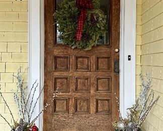 Planters & Welcome Mat