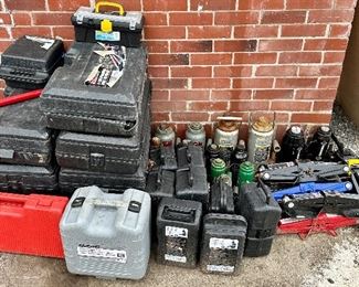 Assorted Bottle & Scissor Jacks