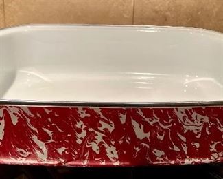 Splatterware Roasting Pan