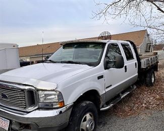 2002 Ford F350 with Diesel Motor & Custom Bed