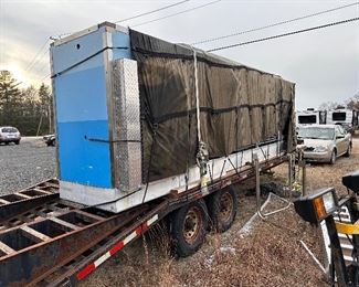 Hydroworx Swim Spa Model 500 & 25 ft. Delta Dovetail Trailer (10,000 pound capacity)