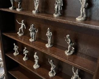 Pewter figures 