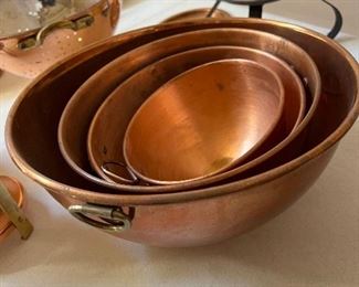 Copper pots & pans