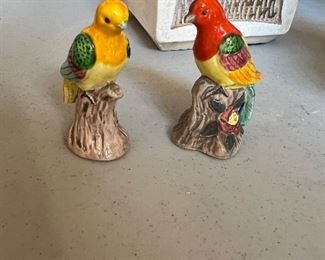 Japanese bird figures 
