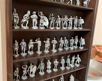 Pewter Army Figures 