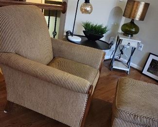 Chair & ottoman