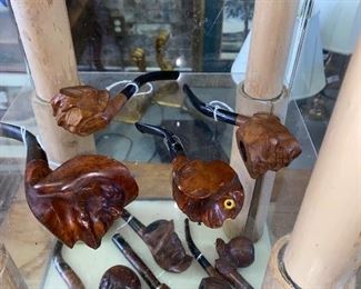 BIRCHWOOD CARVED PIPES