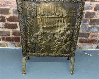 VINTAGE FIRE SCREEN