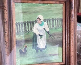 SIGNED OIL ON CANVAS