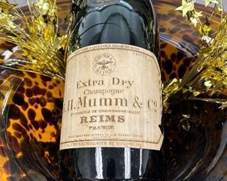 vintage Champaigne large bottle