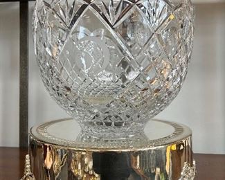large Waterford cut crystal bowl