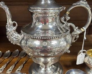 Silver-plate coffee server