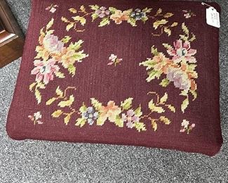 Needlepoint small bench
