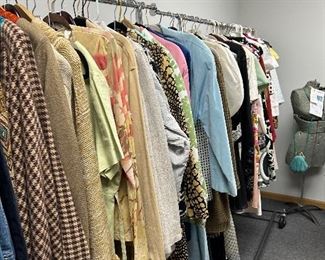 racks of clean and quality clothes