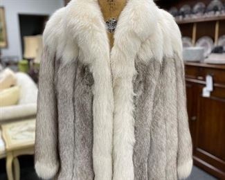 Custom made fox fur coat, just stunning!