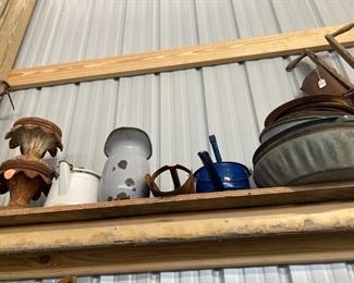 pots and enamelware