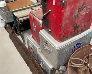 Pop advertising coolers