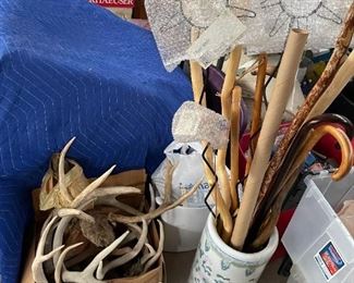 Antlers and canes