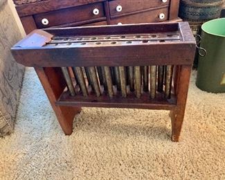 Early Antique Primitive Wood Candle Mold