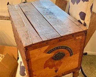 Vintage fruit box