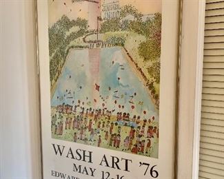 Susan Meisel Washington Art framed poster 