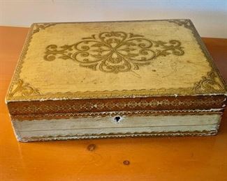Florentine jewelry box 